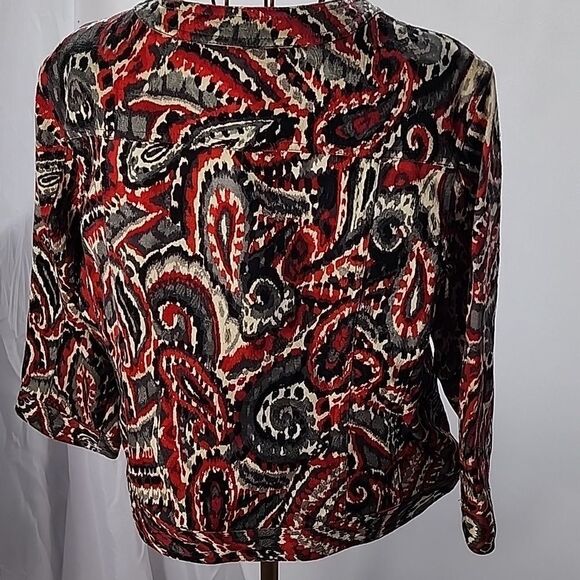 3/4 Sleeve Jacket With Mother Of Pearl Buttons Size 16 - Picture 9 of 9